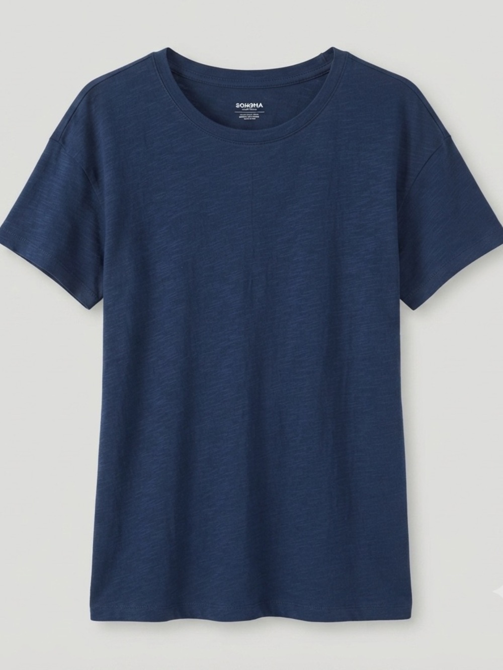 NWT Sonoma Sleepwear Women’s Medium Blue Short Sleeve Lounge Sleep T-Shirt